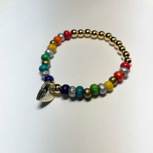 Load image into Gallery viewer, Pot of Gold Pride bracelet
