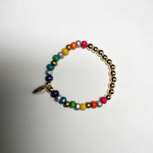 Load image into Gallery viewer, Pot of Gold Pride bracelet

