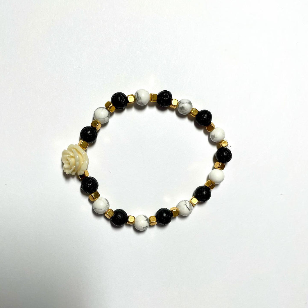 Black and White Romance Bracelet