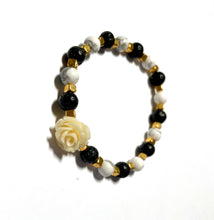 Load image into Gallery viewer, Black and White Romance Bracelet
