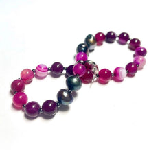 Load image into Gallery viewer, Agate Made With Love Bracelet
