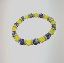 Load image into Gallery viewer, Lemon Blueberry Popsicle Bracelet
