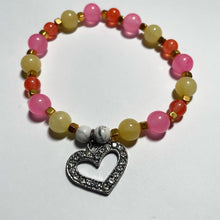 Load image into Gallery viewer, Pink Lemonade Love bracelet
