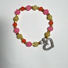 Load image into Gallery viewer, Pink Lemonade Love bracelet
